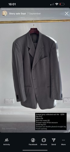 Armani collezioni men grey - armani,