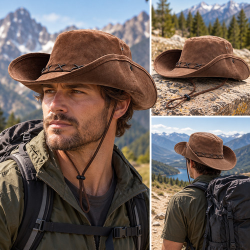Western cowboy hat - hat, breathable