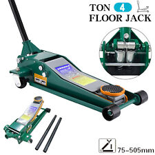 4 Ton Low Profile Trolley Jack Hydraulic Floor Car Lifter Dual Pump 75-505MM UK