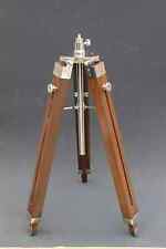 Tripod Wooden Floor Nautical Stand Vintage Home Decor Brown Tripod Adjustable