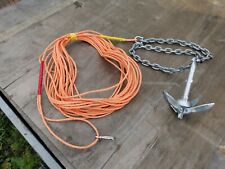 0.7KG grapnel  anchor Kit 3ft Chain 40ft ora rope   Kayak Canoe Sup Paddle Board
