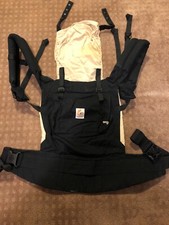 Ergobaby Original baby toddler Carrier Black & Camel Tan 