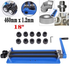 18" Bead Roller Former Swager Rotary Metal Sheet Swaging Machine 6 Roll Set