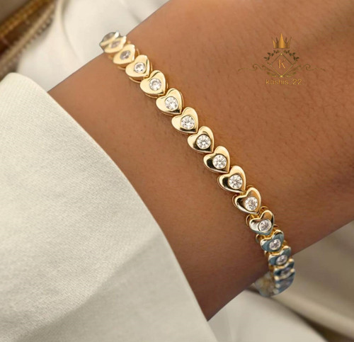 Solid 14k yellow gold inch - solid,