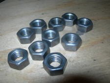 1/4"         BSW (Whitworth) Steel Full Nuts