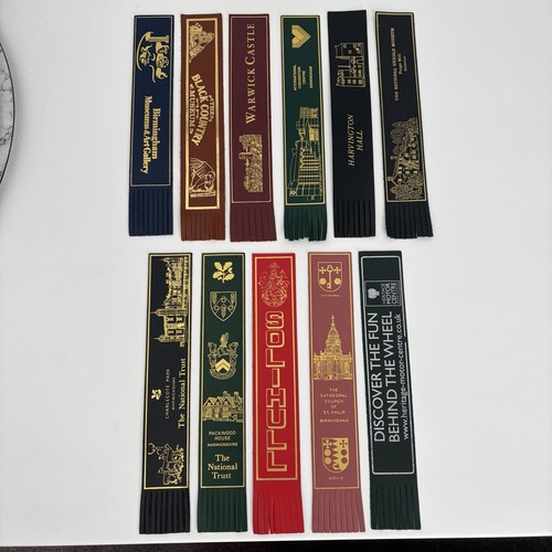 Vintage x11 leather bookmarks - x11,