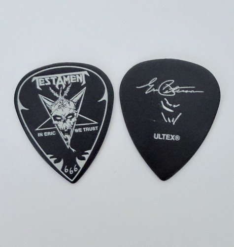 Testament guitar pick - guitar, eric