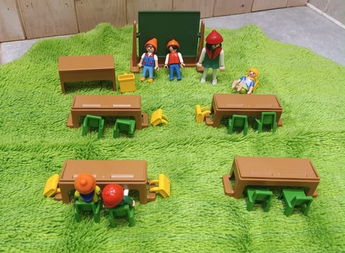 Vintage playmobile school - vintage,