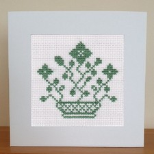Cross Stitch Card Kit - Quaker