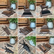 Cast Iron Boot Jacks Pulls Brush Scraper Wellington Boot Remover Wellie Cleaner