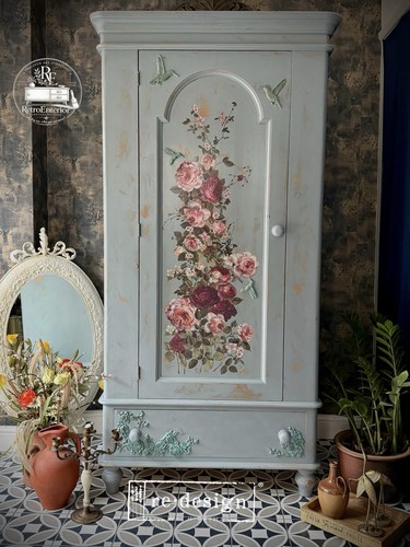 Vintage floral wardrobe - floral, –