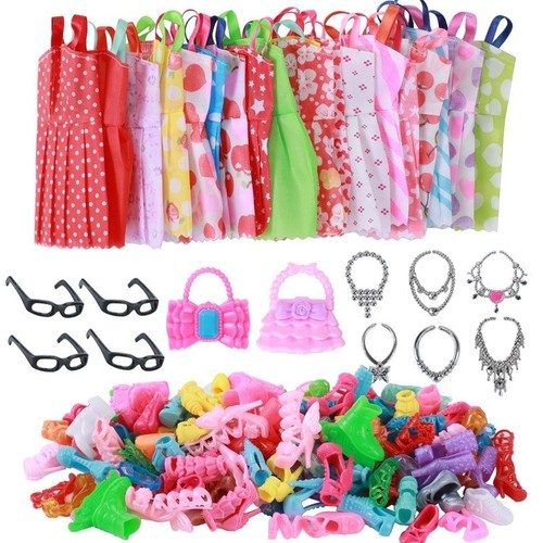 32pcs barbie doll clothes - 32pcs,