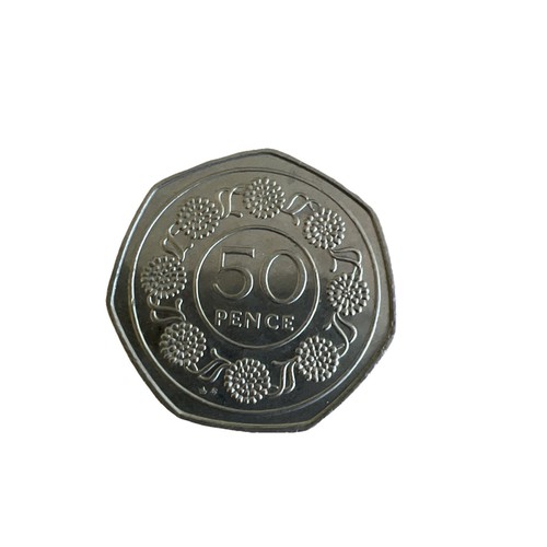 Gibraltar 1988 50p - pence, coin