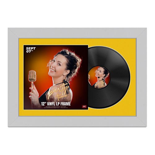 Vinyl frame lp record - 12",