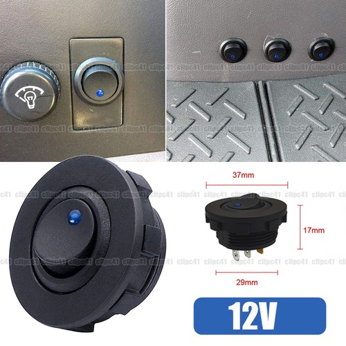Round rocker toggle switch - round,