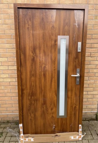 External door and frame golden - door,