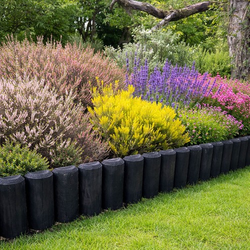 Wooden log garden - wooden,