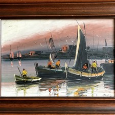 Vintage Impasto Oil Painting