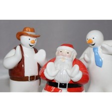 Coalport Characters The Snowman Father Christmas H.Samuel Line Dancing Brand New