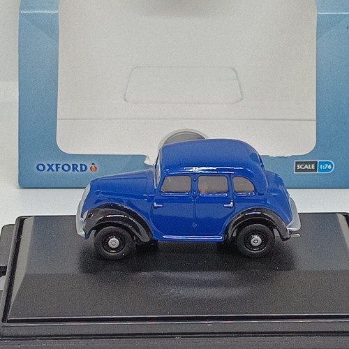 Oxford diecast blue morris - oxford,