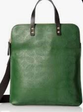 Orla Kiely Sixties Stem Punched Leather Juniper Shoulder Bag