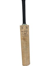 1960's Duncan Fearnley Len Coldwell Signed Cricket Bat Worcestershire - Rare