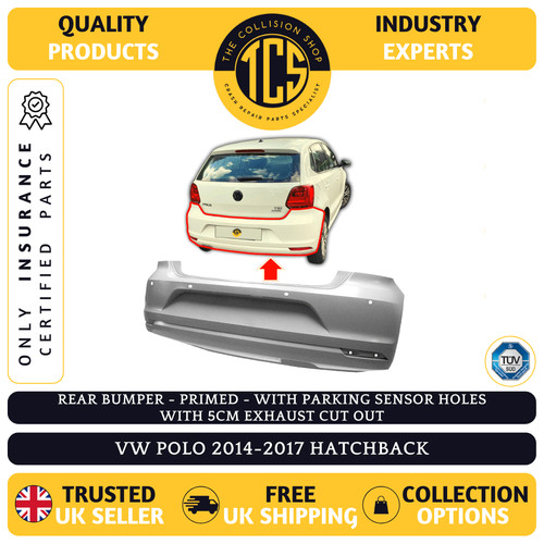 Rear bumper primed with - primed,