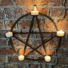 Vintage wrought iron pentagram