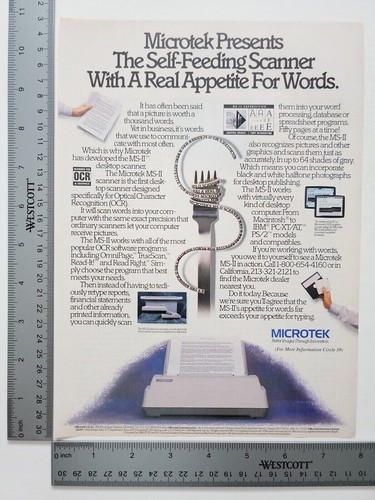 Microtek self feeding scanner - microtek,