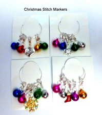 Stitch Markers set of 4 for Knitting Crochet choice of Designs see Dropdown menu