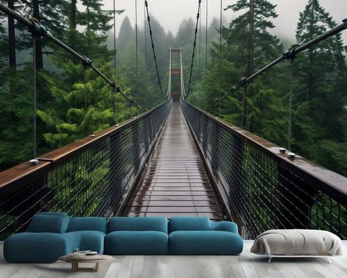 Treetop boarding bridge - treetop,