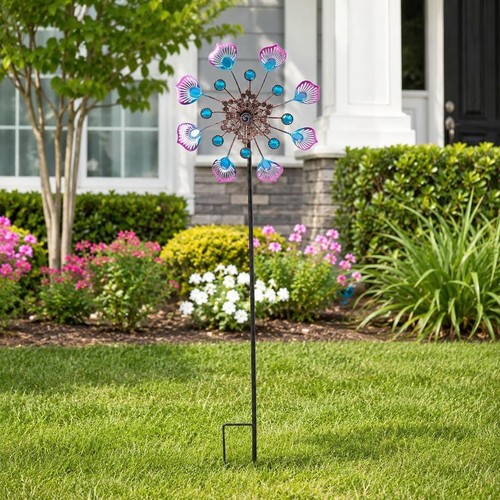 Colorful painted metal wind - colorful,