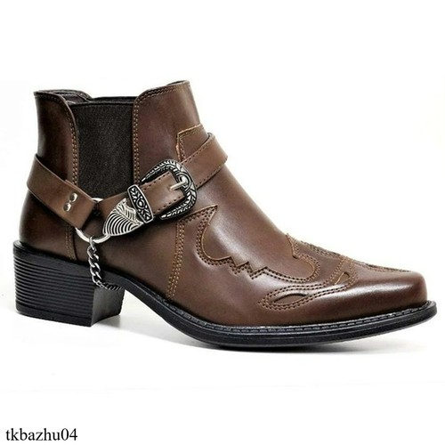 Mens cowboy boots western slip - boots,