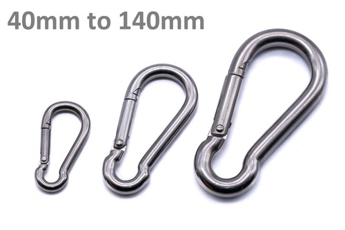 Stainless steel carabiner - , snap