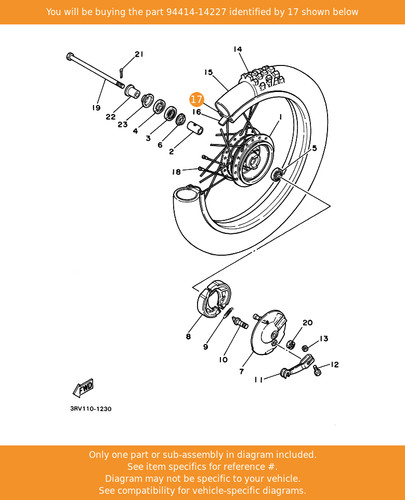 Yamaha rim - rim, (1.40-14)