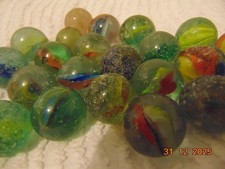 Old Glass Marbles, Cats Eye
