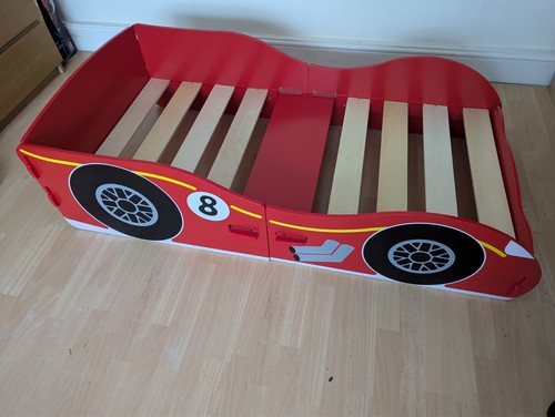 Racing car single - , bed