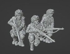 28mm WW2 US Airborne - Rifle Team 1 - Bolt Action/ Chain of Command