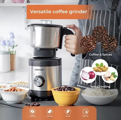 Geepas wet dry coffee grinder - geepas,