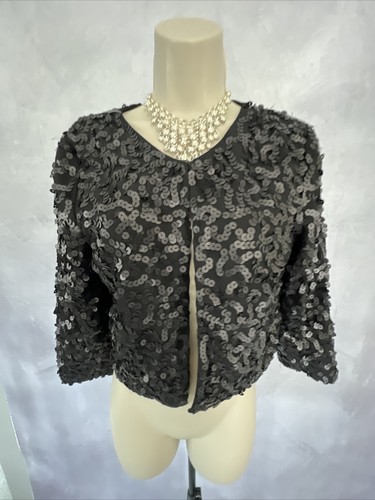 G21 black sequin - sequin, bolero