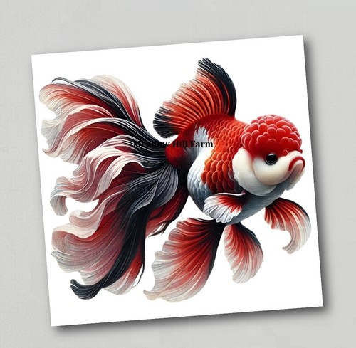 Fridge magnet goldfish - magnet, classic