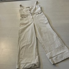 H&M Oatmeal Denim Dungarees