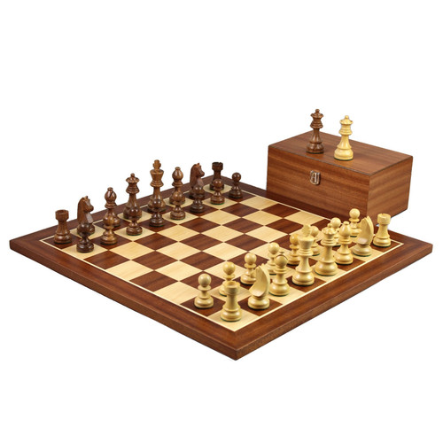 Mahogany chess set - chess, 20