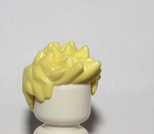 Lego Hair Wig For Boy Man  Minifigure  Yellow Blonde Spiky Spiked