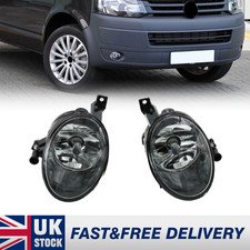 FIT VW Transporter T5 2010-2015 Front Fog DRL Lights Spot Lamp Pair With Bulb