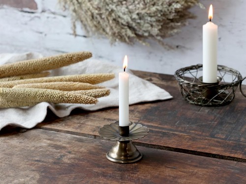 Brass candlestick holder - candlestick,