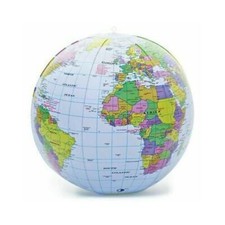 NEW Inflatable World Globe