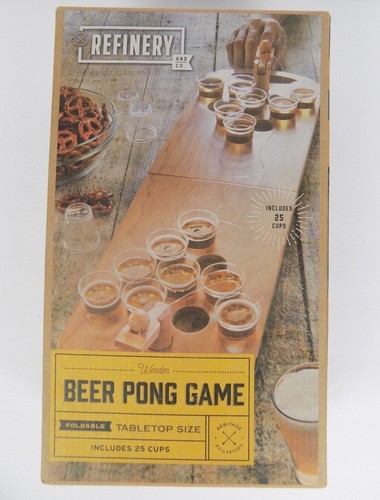 Refinery wooden beer pong - refinery,