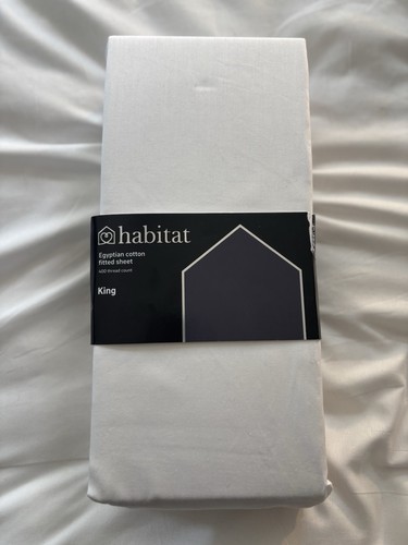 Habitat egyptian cotton fitted - habitat,