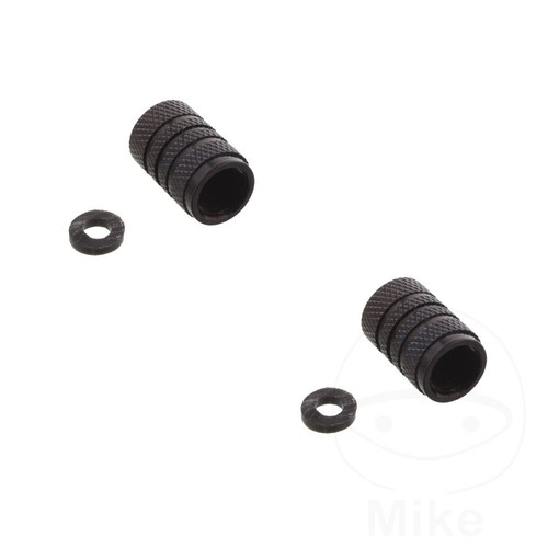 Valve cap set aluminium - cap,